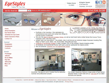Tablet Screenshot of eyestyles.com